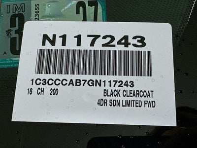 2016 Chrysler 200 Limited