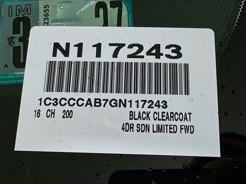 2016 Chrysler 200 Limited