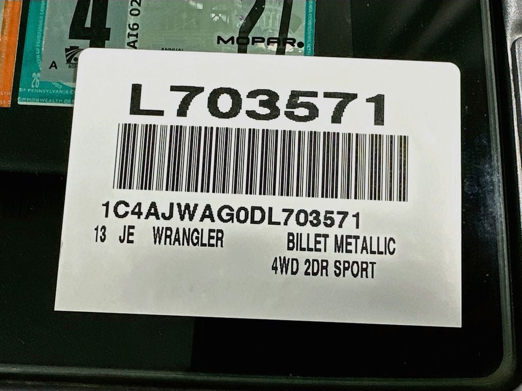 2013 Jeep Wrangler Sport