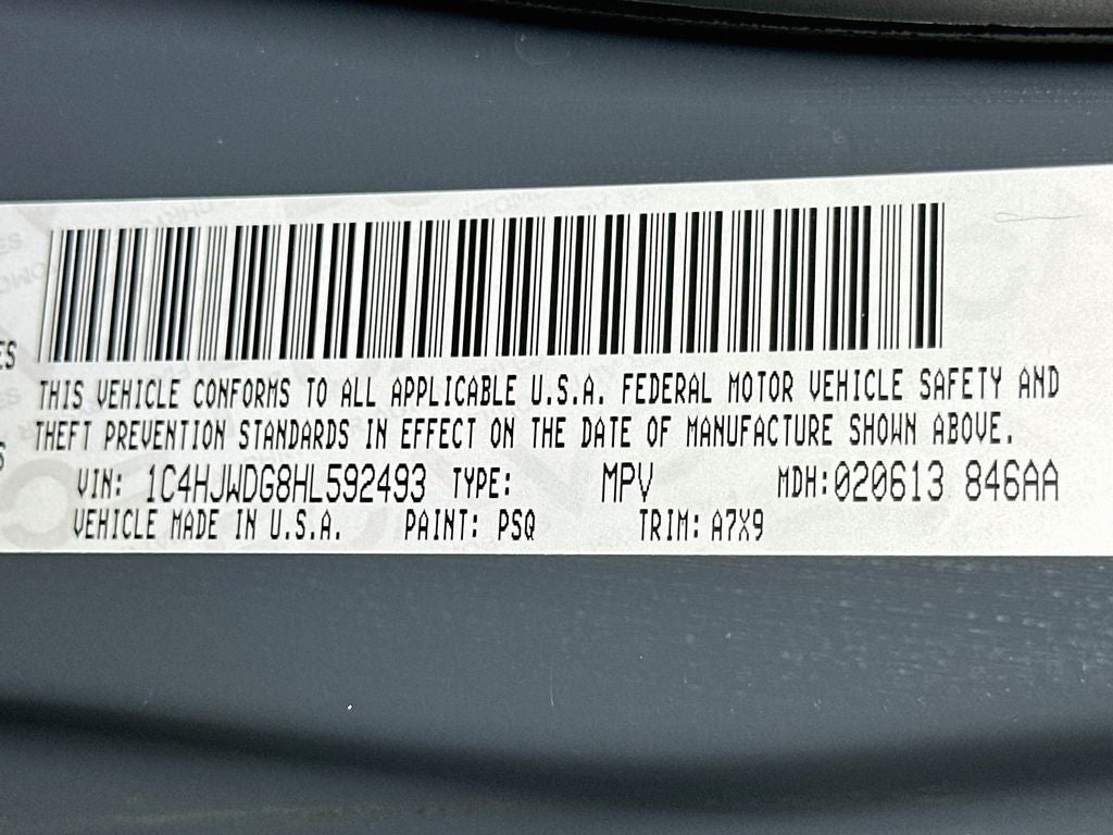 2017 Jeep Wrangler Unlimited Sport