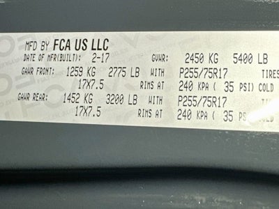 2017 Jeep Wrangler Unlimited Sport