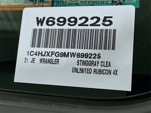 2021 Jeep Wrangler Unlimited Rubicon
