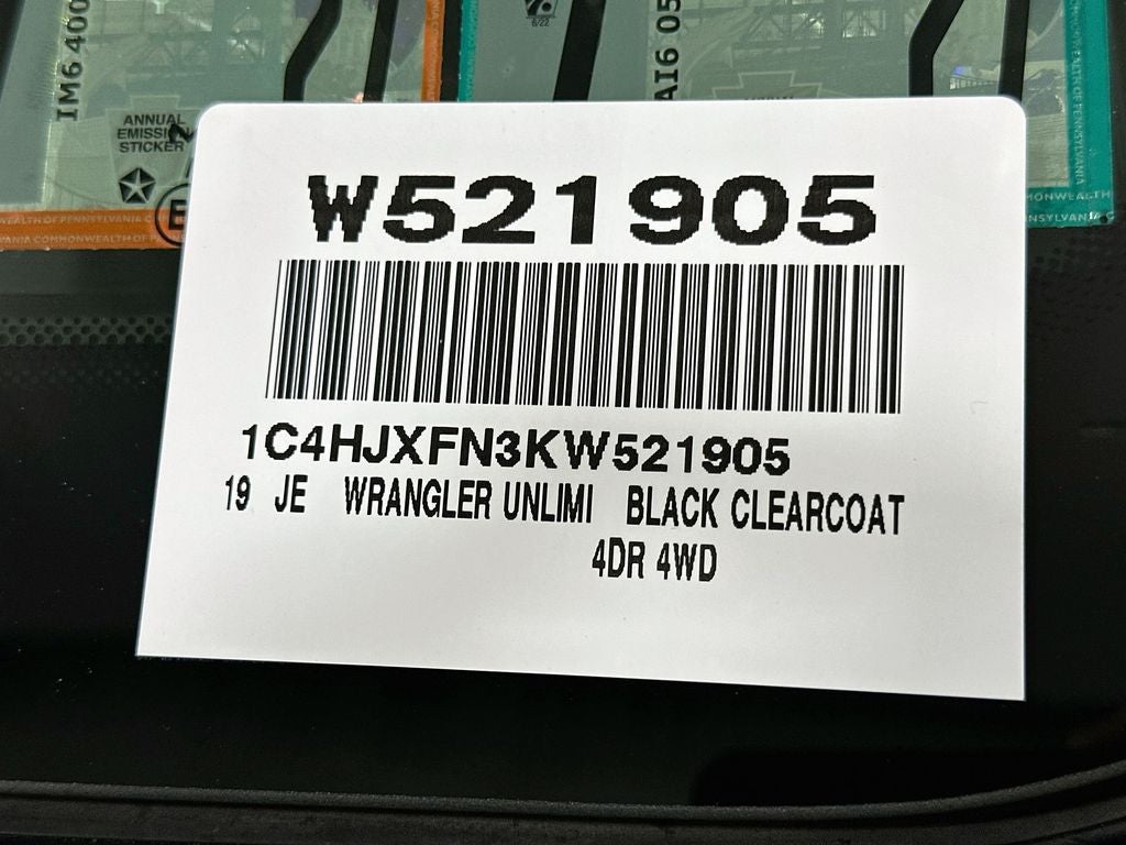 2019 Jeep Wrangler Unlimited Rubicon