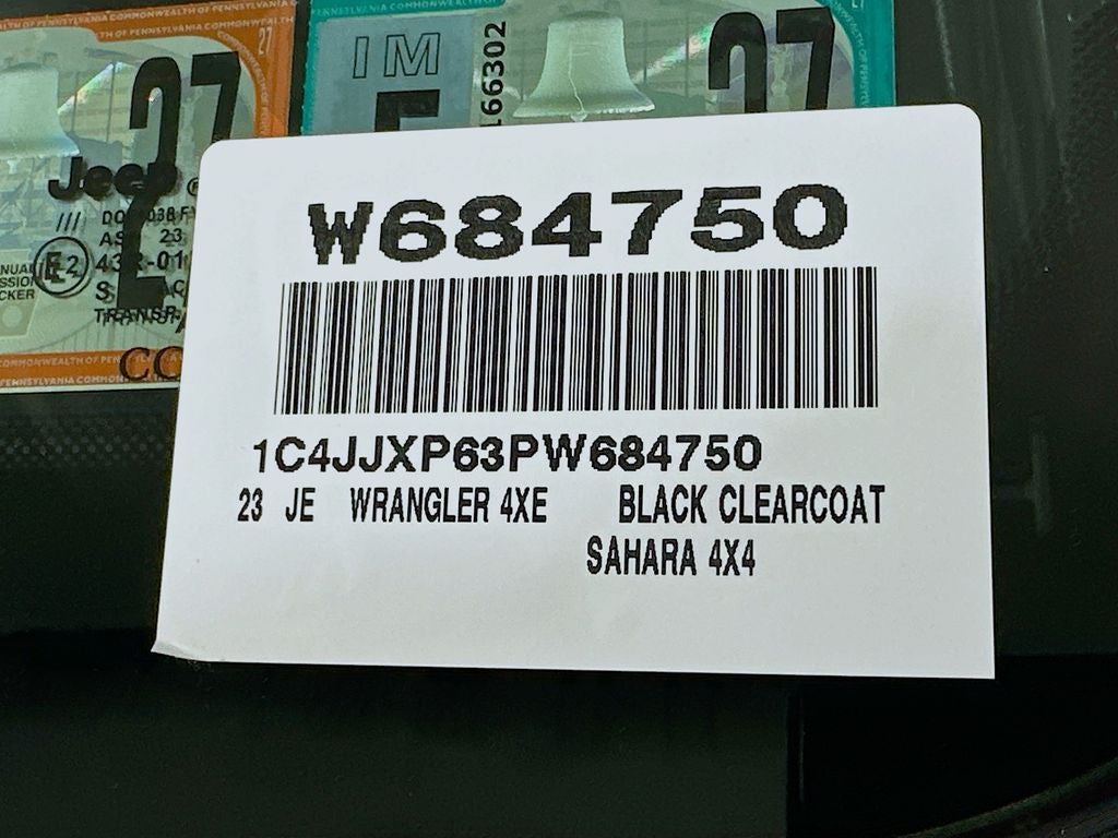 2023 Jeep Wrangler Sahara 4xe