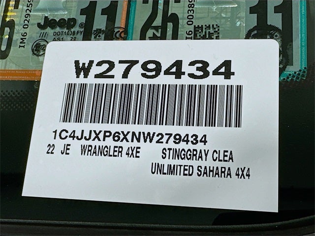 2022 Jeep Wrangler Unlimited Sahara 4xe