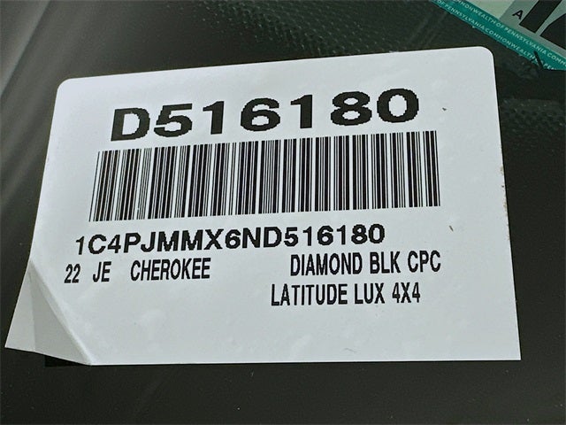 2022 Jeep Cherokee Latitude Lux