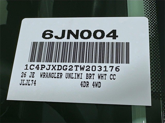 2026 Jeep Wrangler Sport S
