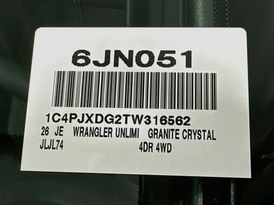 2026 Jeep Wrangler Sport S