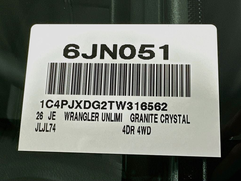 2026 Jeep Wrangler Sport S