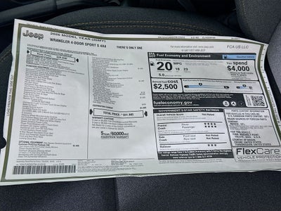 2026 Jeep Wrangler Sport S