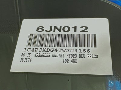 2026 Jeep Wrangler Sport S