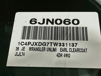 2026 Jeep Wrangler Willys