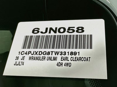 2026 Jeep Wrangler Base