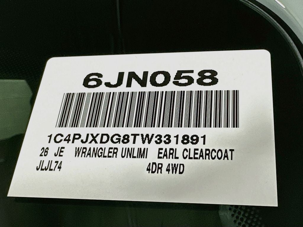 2026 Jeep Wrangler Base