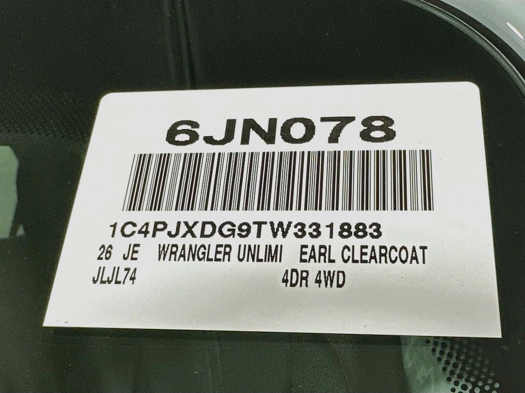 2026 Jeep Wrangler Base