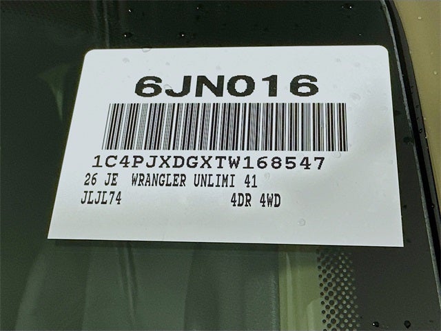 2026 Jeep Wrangler Willys