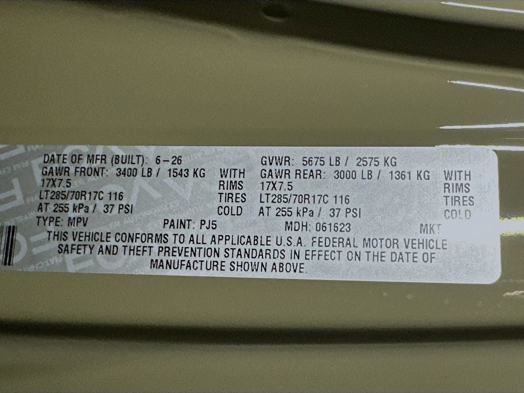 2026 Jeep Wrangler Base