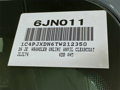 2026 Jeep Wrangler Willys