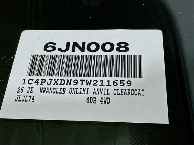 2026 Jeep Wrangler Sport S