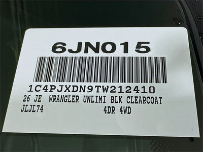 2026 Jeep Wrangler Willys