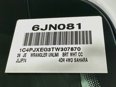 2026 Jeep Wrangler Sahara