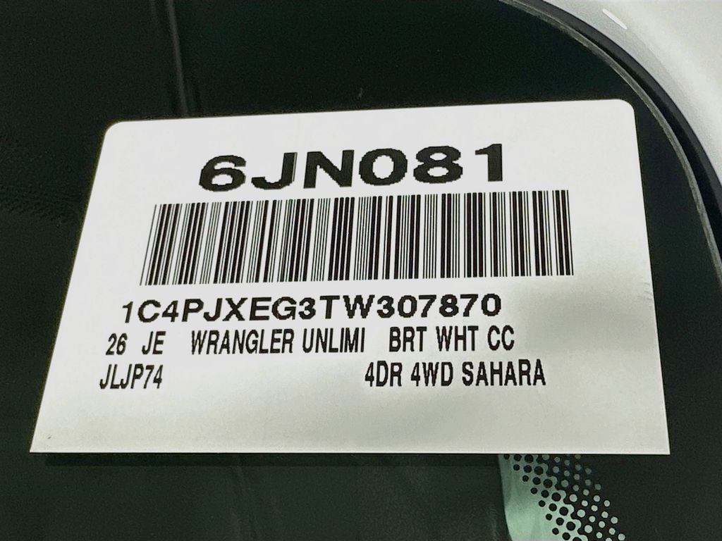2026 Jeep Wrangler Sahara