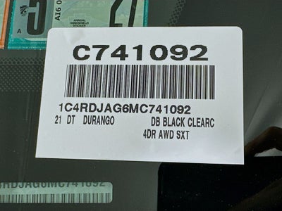 2021 Dodge Durango SXT