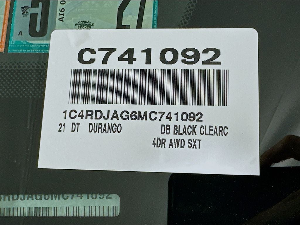 2021 Dodge Durango SXT