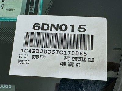 2026 Dodge Durango GT Plus