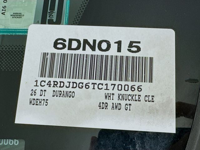 2026 Dodge Durango GT Plus