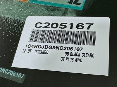 2022 Dodge Durango GT Plus
