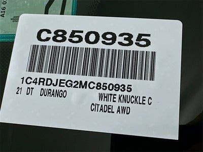 2021 Dodge Durango Citadel