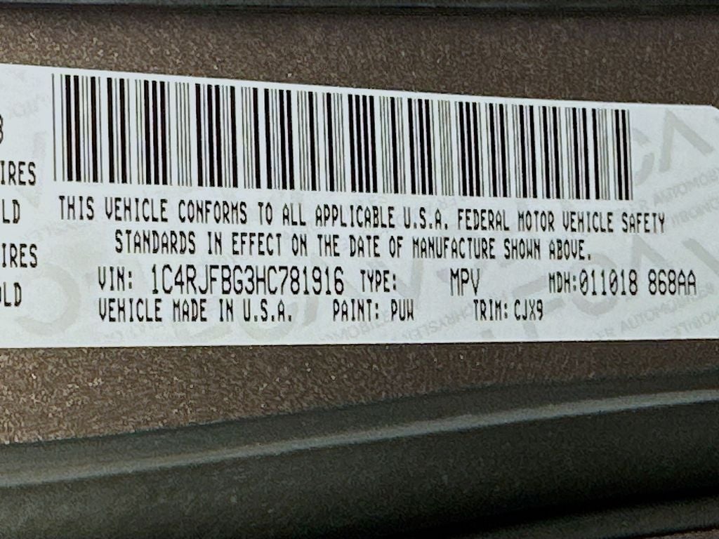 2017 Jeep Grand Cherokee Limited