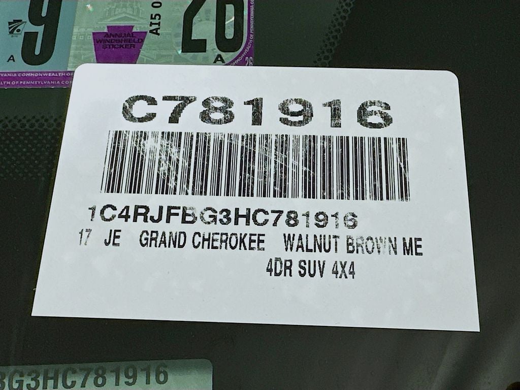 2017 Jeep Grand Cherokee Limited