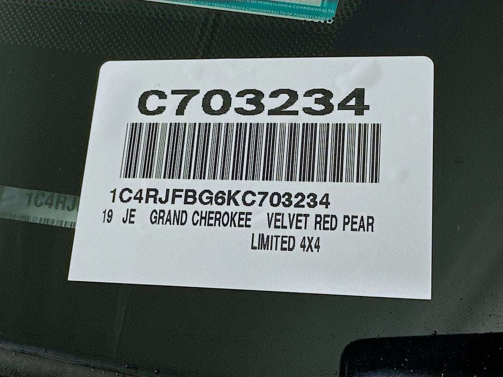 2019 Jeep Grand Cherokee Limited X