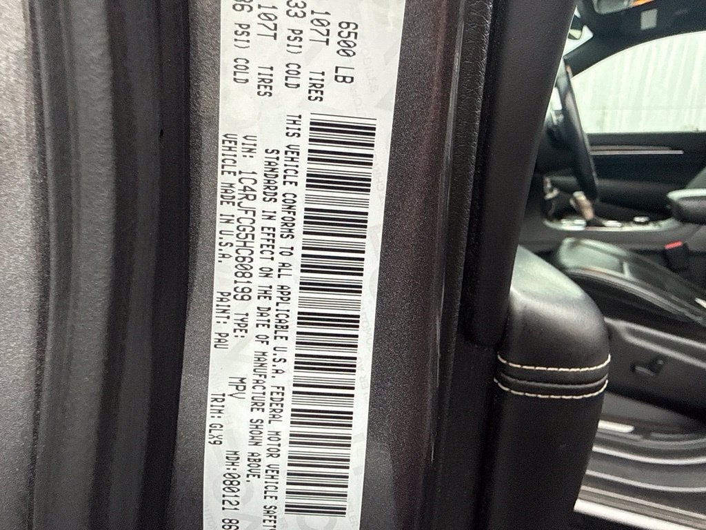 2017 Jeep Grand Cherokee Overland