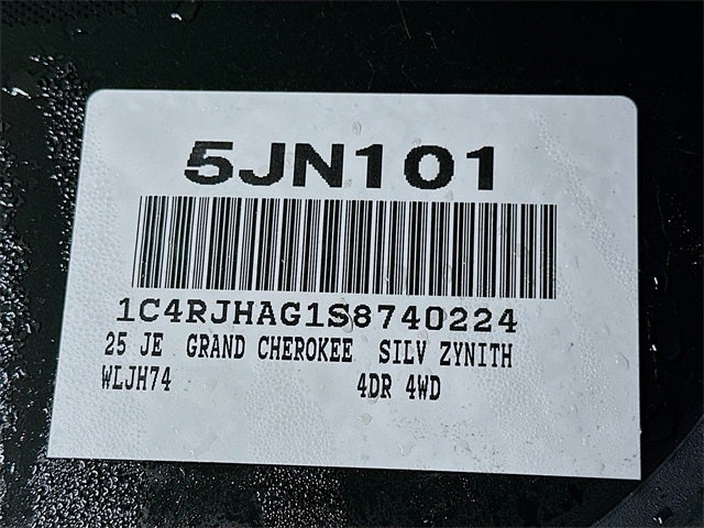 2025 Jeep Grand Cherokee Altitude X