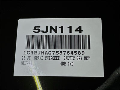 2025 Jeep Grand Cherokee Altitude X