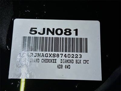 2025 Jeep Grand Cherokee Altitude X