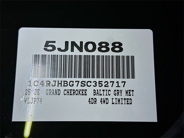 2025 Jeep Grand Cherokee Limited