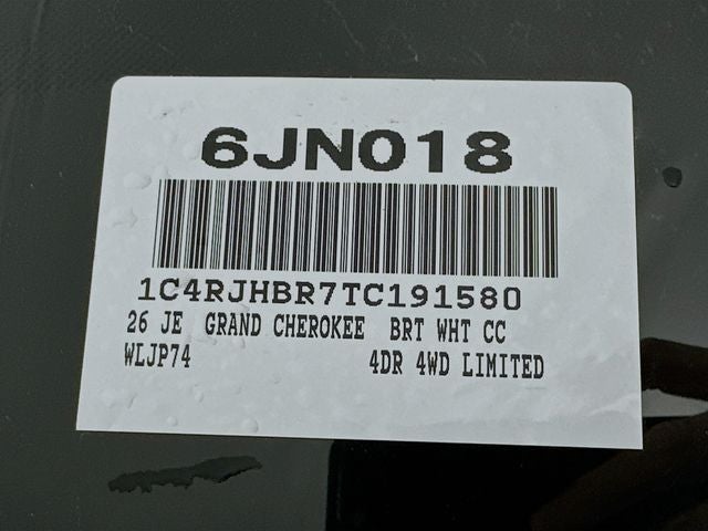 2026 Jeep Grand Cherokee Limited