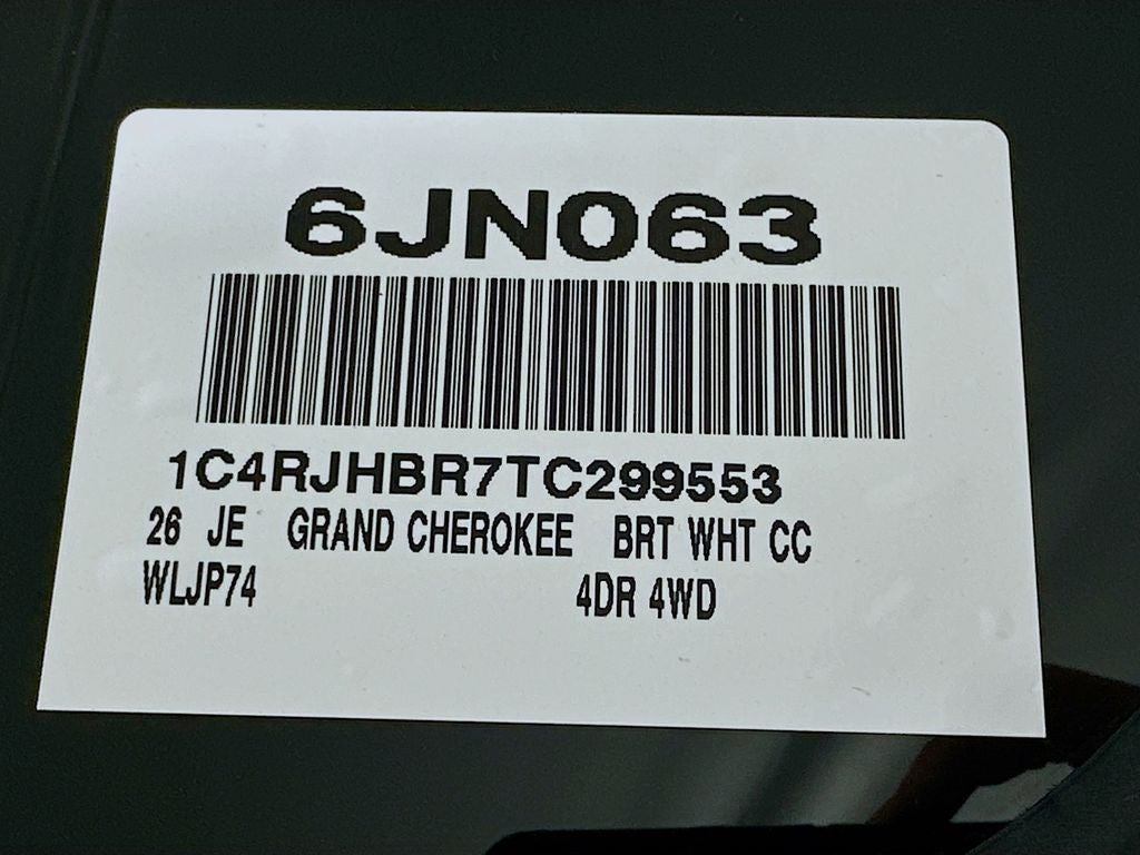 2026 Jeep Grand Cherokee Base