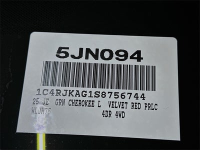 2025 Jeep Grand Cherokee L Altitude X