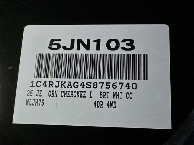 2025 Jeep Grand Cherokee L Altitude X