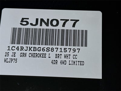 2025 Jeep Grand Cherokee L Limited