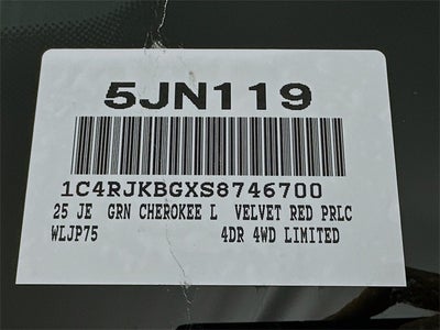 2025 Jeep Grand Cherokee L Limited