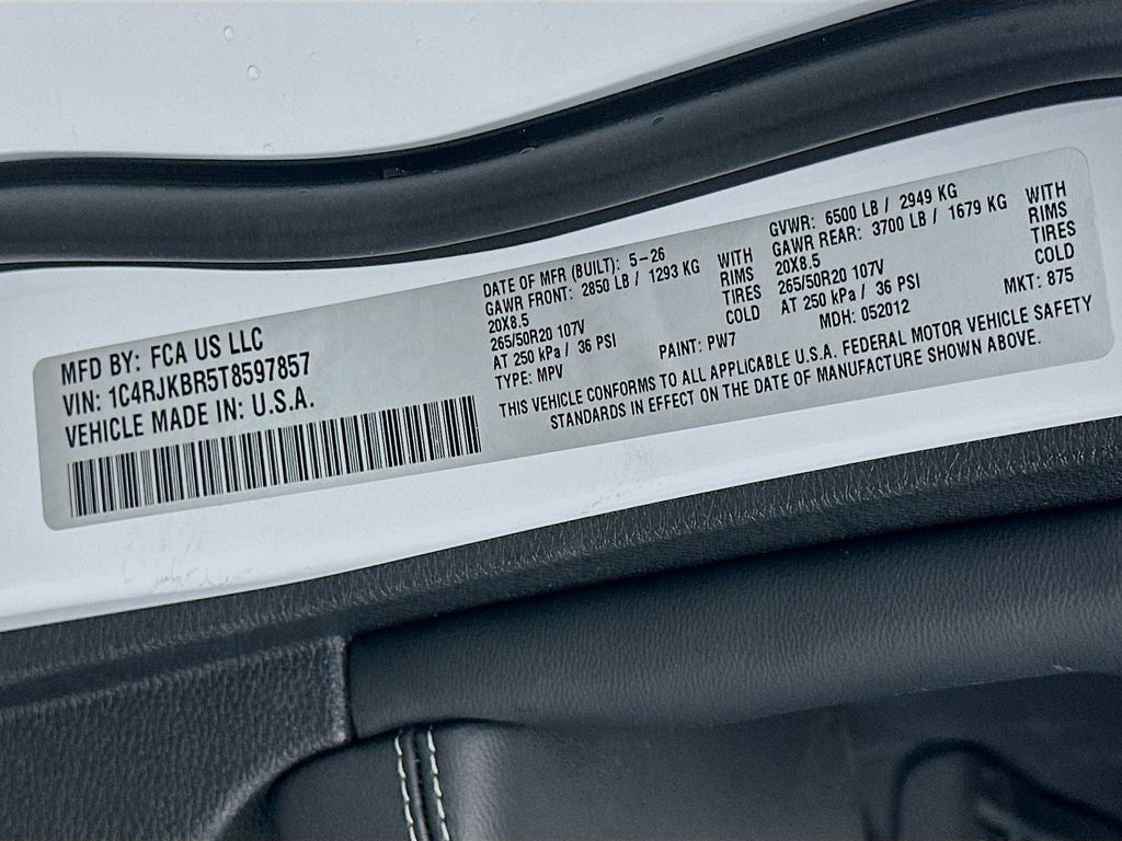 2026 Jeep Grand Cherokee L Limited
