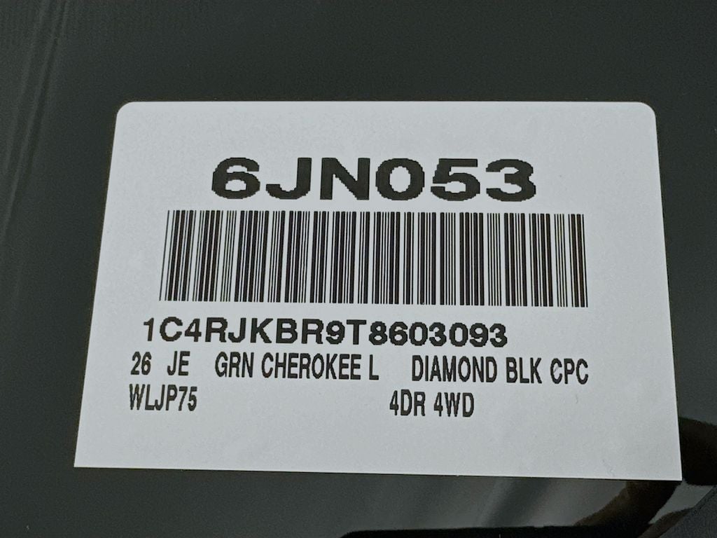 2026 Jeep Grand Cherokee L Limited