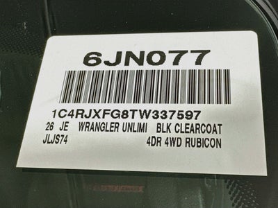 2026 Jeep Wrangler Rubicon