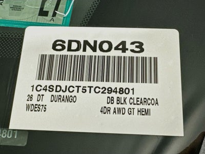 2026 Dodge Durango Base